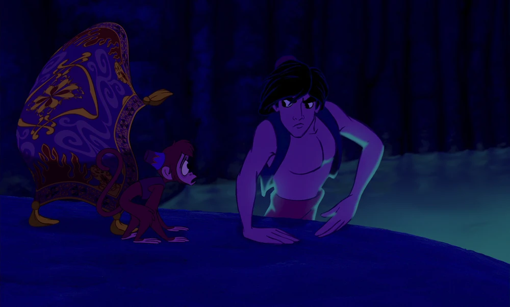 Still frame 87 from Aladdin (1992) directed by Ron Clements, John Musker