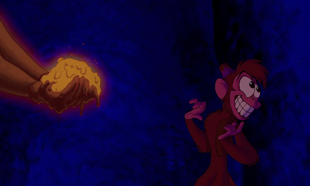 Still frame 90 from Aladdin (1992) directed by Ron Clements, John Musker