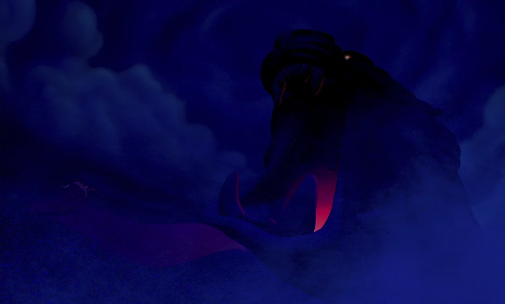 Still frame 93 from Aladdin (1992) directed by Ron Clements, John Musker
