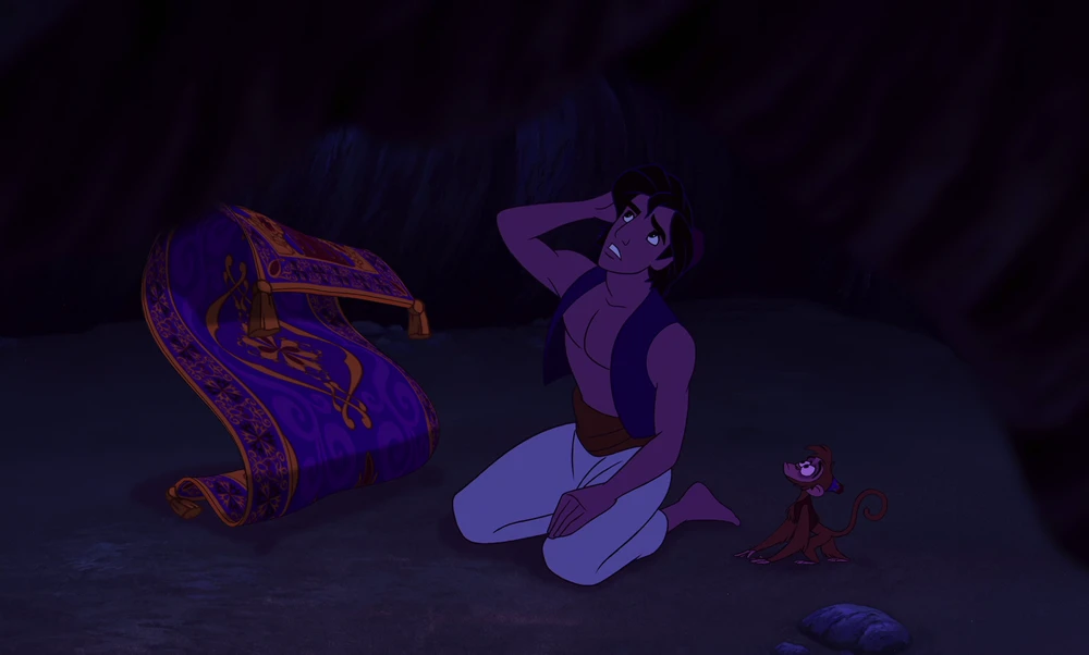 Still frame 99 from Aladdin (1992) directed by Ron Clements, John Musker