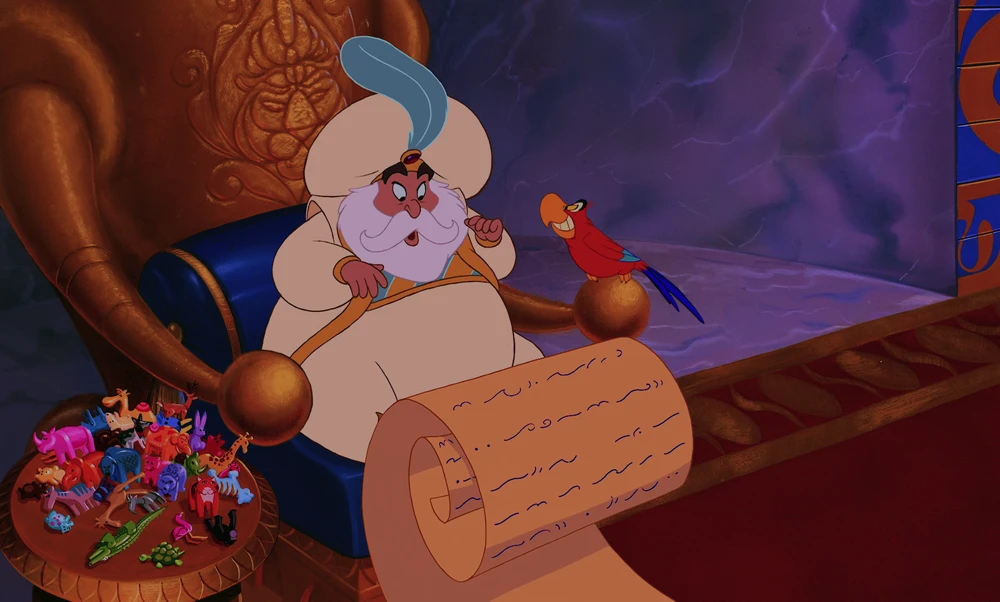 Still frame 137 from Aladdin (1992) directed by Ron Clements, John Musker