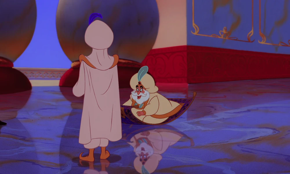 Still frame 155 from Aladdin (1992) directed by Ron Clements, John Musker