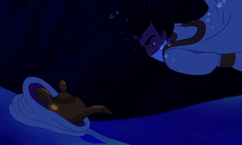 Still frame 185 from Aladdin (1992) directed by Ron Clements, John Musker