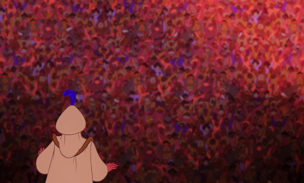 Still frame 207 from Aladdin (1992) directed by Ron Clements, John Musker
