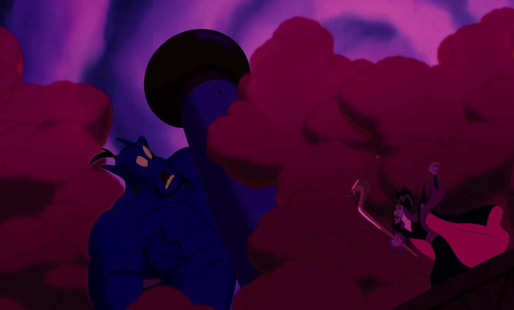 Still frame 218 from Aladdin (1992) directed by Ron Clements, John Musker