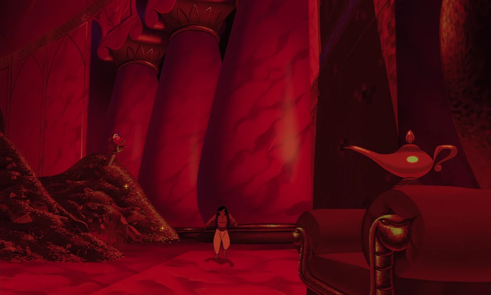 Still frame 231 from Aladdin (1992) directed by Ron Clements, John Musker