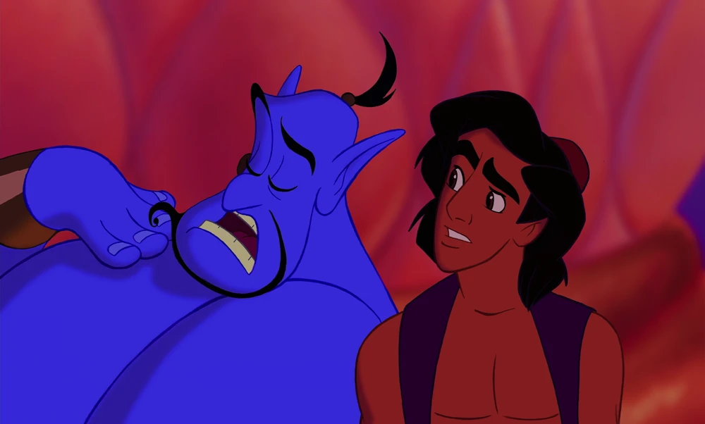 Still frame 250 from Aladdin (1992) directed by Ron Clements, John Musker