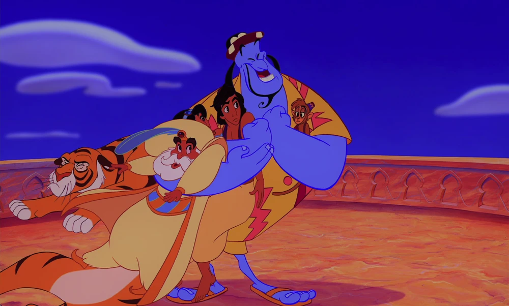 Still frame 257 from Aladdin (1992) directed by Ron Clements, John Musker