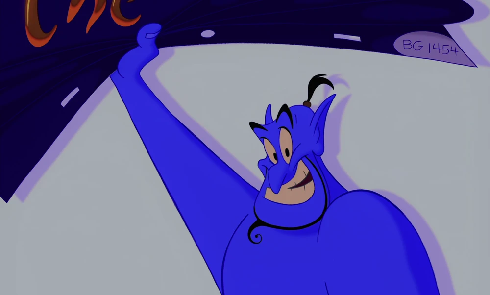 Still frame 260 from Aladdin (1992) directed by Ron Clements, John Musker
