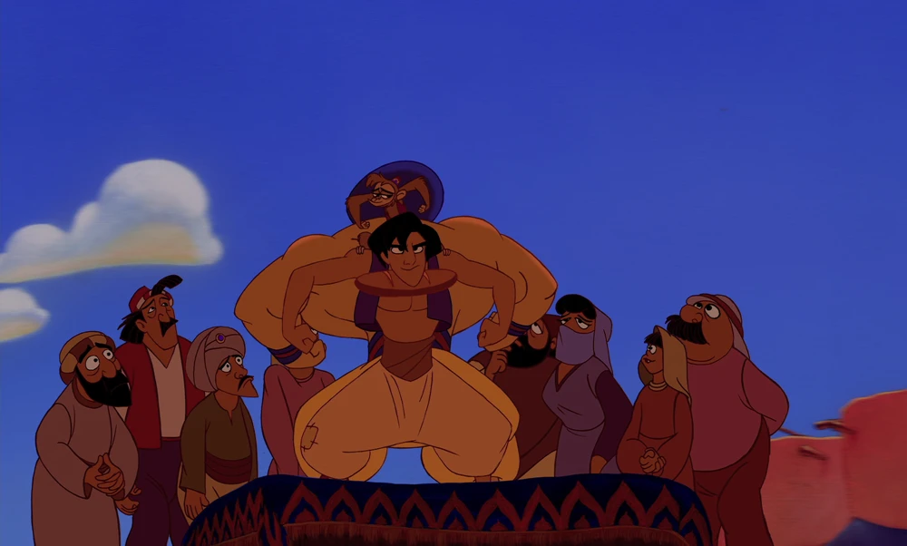 Still frame 23 from Aladdin (1992) directed by Ron Clements, John Musker