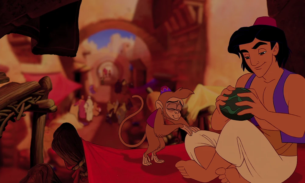 Still frame 50 from Aladdin (1992) directed by Ron Clements, John Musker