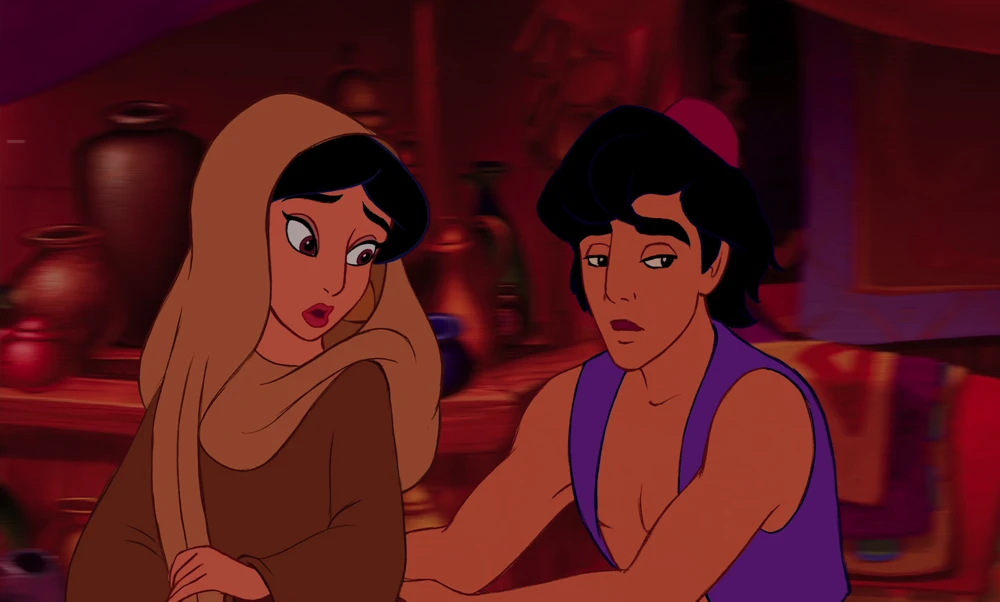 Still frame 56 from Aladdin (1992) directed by Ron Clements, John Musker