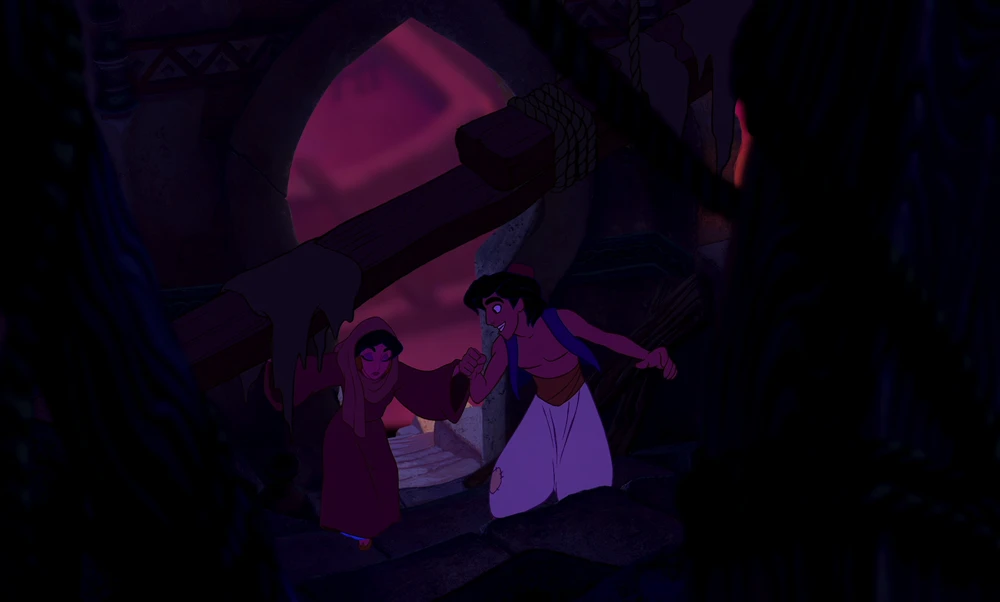 Still frame 62 from Aladdin (1992) directed by Ron Clements, John Musker