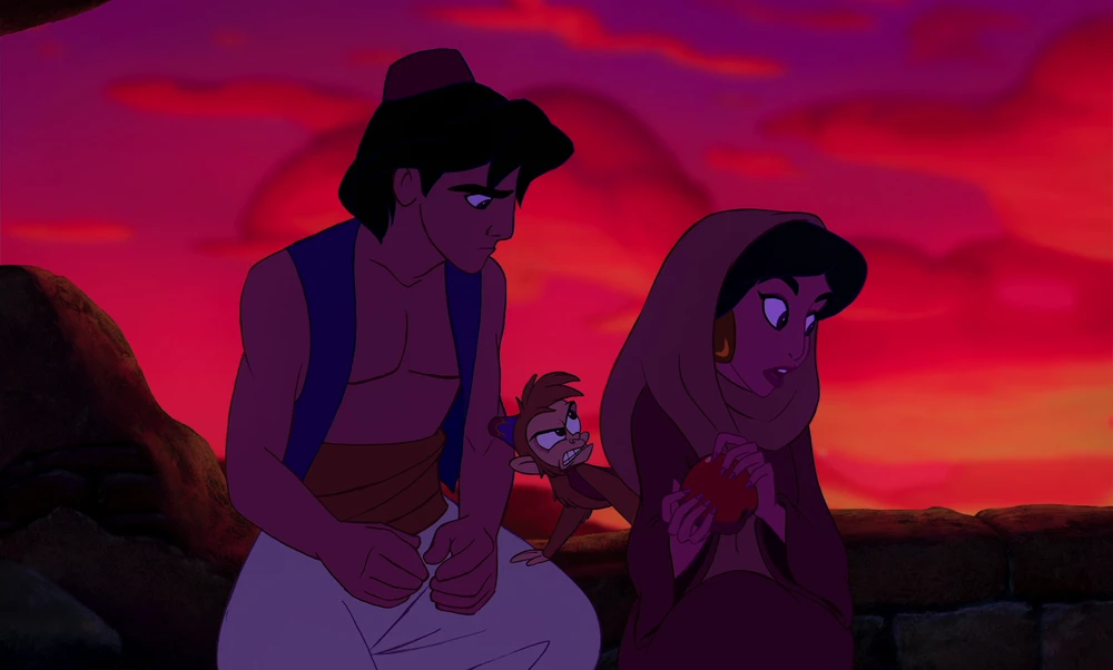Still frame 63 from Aladdin (1992) directed by Ron Clements, John Musker