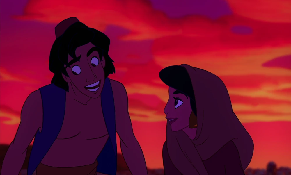 Still frame 64 from Aladdin (1992) directed by Ron Clements, John Musker