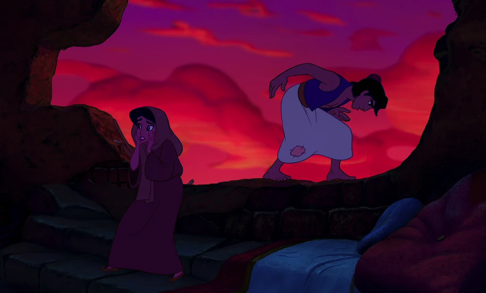 Still frame 65 from Aladdin (1992) directed by Ron Clements, John Musker