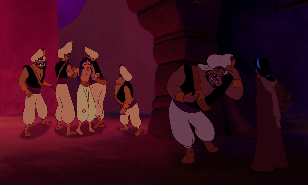 Still frame 67 from Aladdin (1992) directed by Ron Clements, John Musker