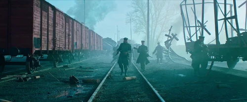Still frame 131 from All Quiet on the Western Front (2022) directed by Edward Berger