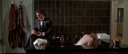 Still frame 99 from American Psycho (2000) directed by Mary Harron