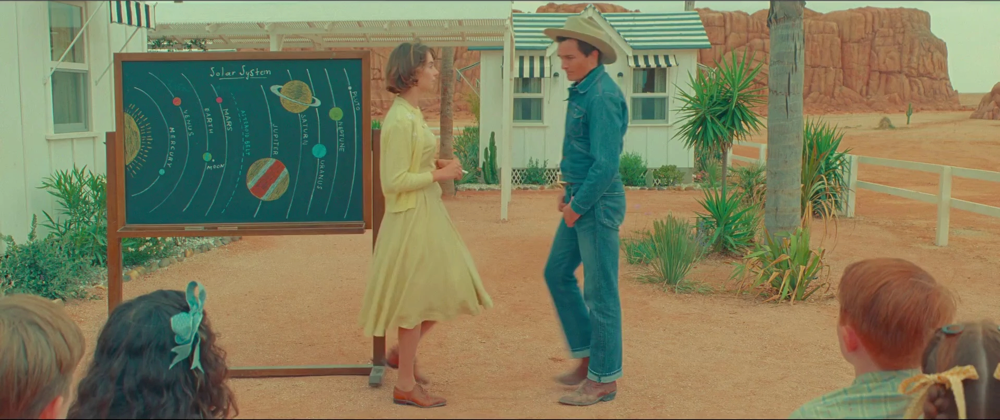 Still frame 57 from Asteroid City (2023) directed by Wes Anderson