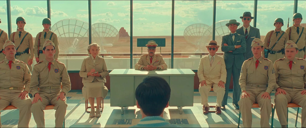 Still frame 73 from Asteroid City (2023) directed by Wes Anderson