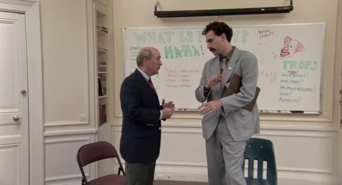 Still frame 11 from Borat (2006) directed by Larry Charles