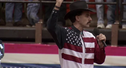 Still frame 34 from Borat (2006) directed by Larry Charles