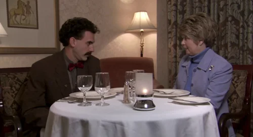Still frame 46 from Borat (2006) directed by Larry Charles