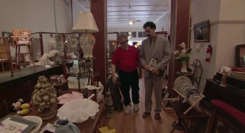 Still frame 56 from Borat (2006) directed by Larry Charles