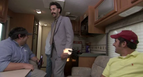Still frame 65 from Borat (2006) directed by Larry Charles