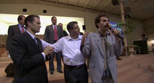 Still frame 72 from Borat (2006) directed by Larry Charles