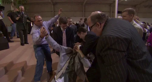 Still frame 73 from Borat (2006) directed by Larry Charles