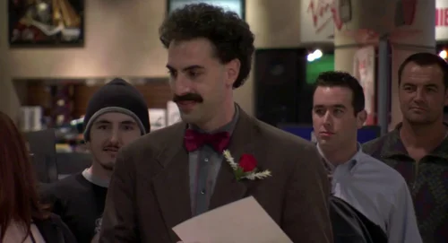 Still frame 75 from Borat (2006) directed by Larry Charles