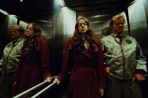 Still frame 222 from Bugonia (2025) directed by Yorgos Lanthimos