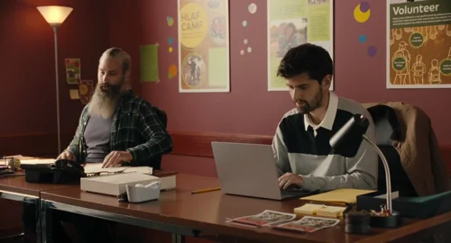 Still frame 137 from Cha Cha Real Smooth (2022) directed by Cooper Raiff