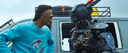 Still frame 77 from Chappie (2015) directed by Neill Blomkamp