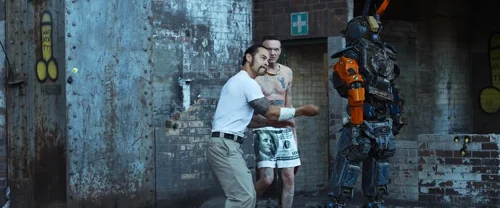 Still frame 101 from Chappie (2015) directed by Neill Blomkamp