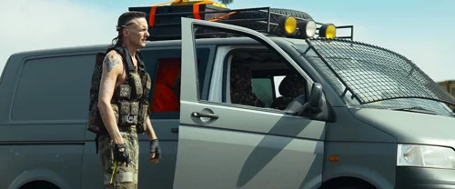 Still frame 11 from Chappie (2015) directed by Neill Blomkamp