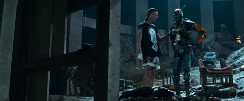 Still frame 115 from Chappie (2015) directed by Neill Blomkamp