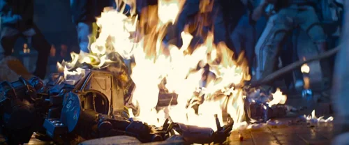Still frame 124 from Chappie (2015) directed by Neill Blomkamp