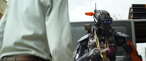 Still frame 147 from Chappie (2015) directed by Neill Blomkamp