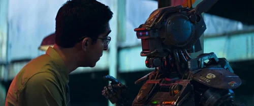 Still frame 63 from Chappie (2015) directed by Neill Blomkamp