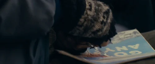 Still frame 61 from Cherry (2021) directed by Anthony Russo, Joe Russo
