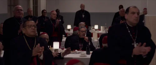 Still frame 28 from Conclave (2024) directed by Edward Berger