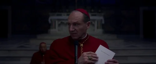 Still frame 45 from Conclave (2024) directed by Edward Berger