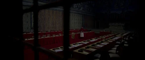 Still frame 79 from Conclave (2024) directed by Edward Berger