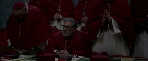 Still frame 115 from Conclave (2024) directed by Edward Berger