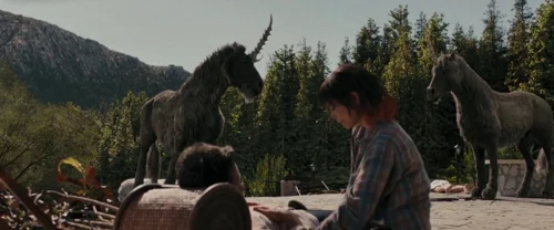 Still frame 85 from Death of a Unicorn (2025) directed by Alex Scharfman