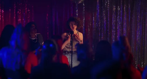 Still frame 12 from Drive-Away Dolls (2024) directed by Ethan Coen