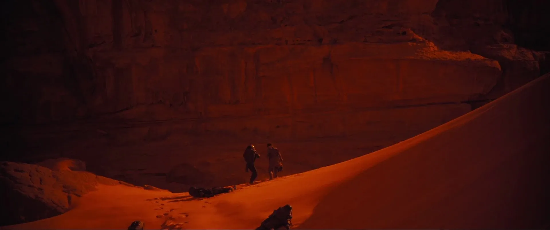 The warm, large-format desert of Arrakis — Dune: Part Two (2024)